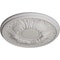 Ekena Millwork Wakefield Ceiling Medallion (Fits Canopies up to 3 5/8"), 11 3/4"OD x 1 1/4"P, Ultra Pure White CM11WAUWF - alternate 3